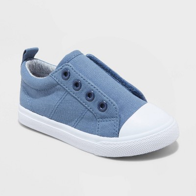 Image of Toddler Boys' Dwayne Slip-On Sneakers - Cat & Jack™ Blue 8T