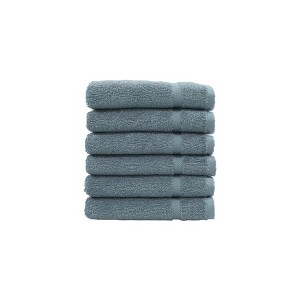 Linum Home Textiles 100% Turkish Cotton Denzi Washcloths (Set of 6) - 1 of 3