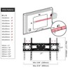 Karl Home 32 in. to 70 in. 110Lbs Full Motion TV Wall Mount Tilt Range 0-15° - 4 of 4