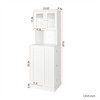 SKRAN 71" Tall Pantry Cabinet with Microwave Stand,Freestanding Kitchen Hutch with Adjustable Shelves, Food Pantry for Kitchen and Dining Room - White - 3 of 4