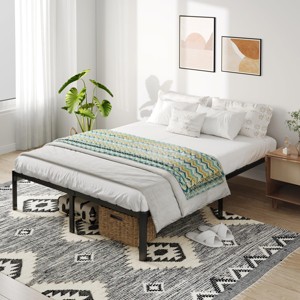 MAYEERTY Bed Frame - Twin Size Metal Platform with Under Bed Storage - 1 of 4