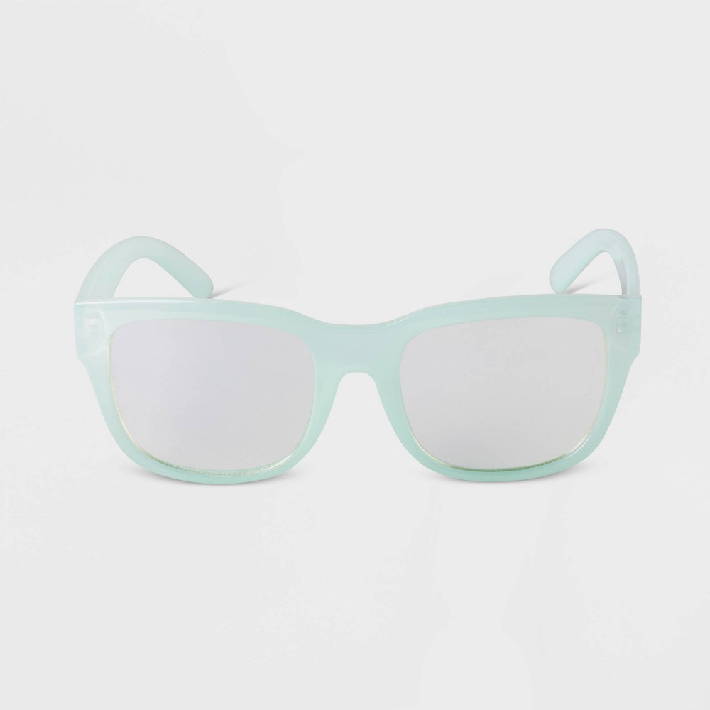 Photos - Glasses & Contact Lenses Women's Plastic Surf Square Blue Light Filtering Reading Glasses - A New D