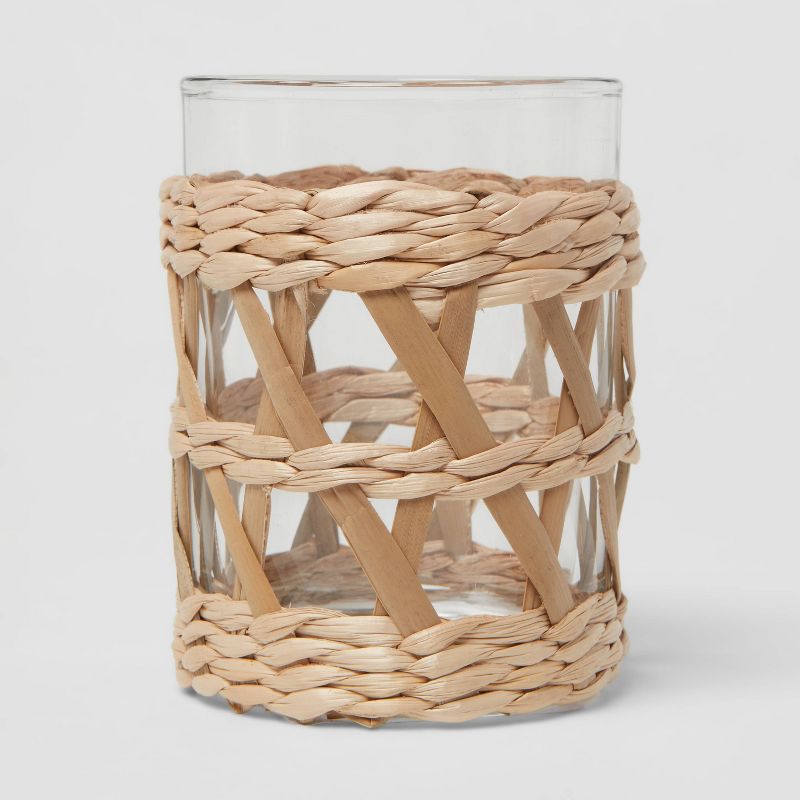 Woven and Glass Toothbrush Holder - Threshold&#8482;, 1 of 12