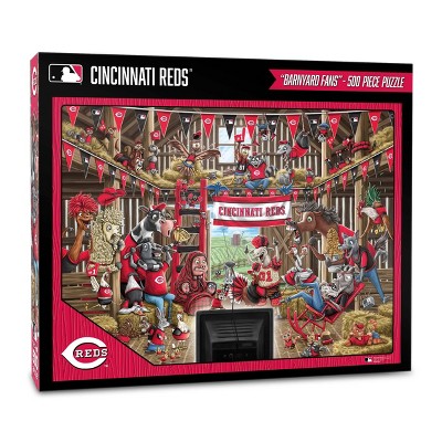 MLB Cincinnati Reds Barnyard Fans Puzzle - 500pc