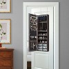 Yukimo Door Hanging Mirror Jewelry Armoire with Full Length Mirror, 6 Drawers, and Lockable Storage Cabinet - 2 of 4
