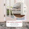 Area Rug, Machine Washable Vintage Distressed Soft Floor Carpet, Low Pile Traditional Floral Print Rug, Indoor Foldable Rug - 4 of 4