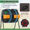 BestMassage Compost Bin 43 Gallion Outdoor Compost Tumbler for Garden Patio - 3 of 4