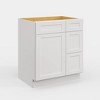 LOVMOR in Plywood Bath Vanity Cabinet with 3 Drawers without Top for Kitchen, Bathroom, Living Room - 2 of 4