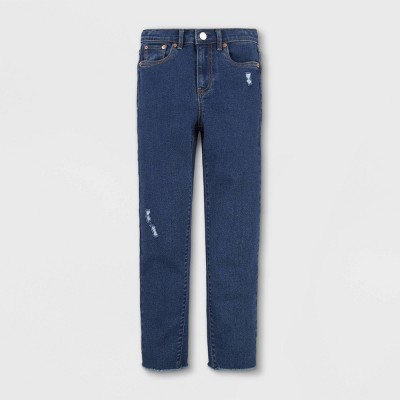Levi's® Girls' High-Rise Straight Jeans - Dark Wash