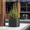 Wooakway Outdoor/Indoor/Decor/Garden Large Tall Metal Planter Pots Planter Boxes Cachepots Nursery Pots - 4 of 4