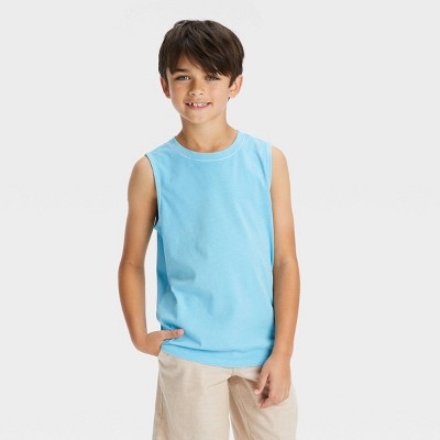 Boys sleeveless sale tops