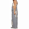 Women's Crochet Patchwork Detail Casual Denim Overalls - POL - 3 of 4