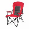 High Back Heavy Duty Lawn Chair Support 250Lbs, Portable Collapsible Chair With Cup Holder, Camping Chair Folding For Outdoor-Cuddlewood - 2 of 4