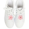 Unique Bargains Faux Leather Flower Shoelace Charms 1 Pair - 2 of 4