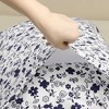Unique Bargains Soft Cotton Floral Pattern Pillowcase with Envelope Closure for Hair and Skin Set of 2 - 2 of 4