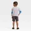 Toddler Boys' 2pk Ms. Rachel Bus Pullover Sweatshirt and Shorts Set - Heather Gray - 2 of 4