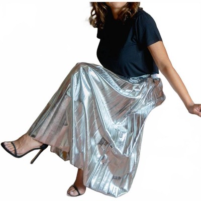 Women's Pleated Maxi Skirt - &merci