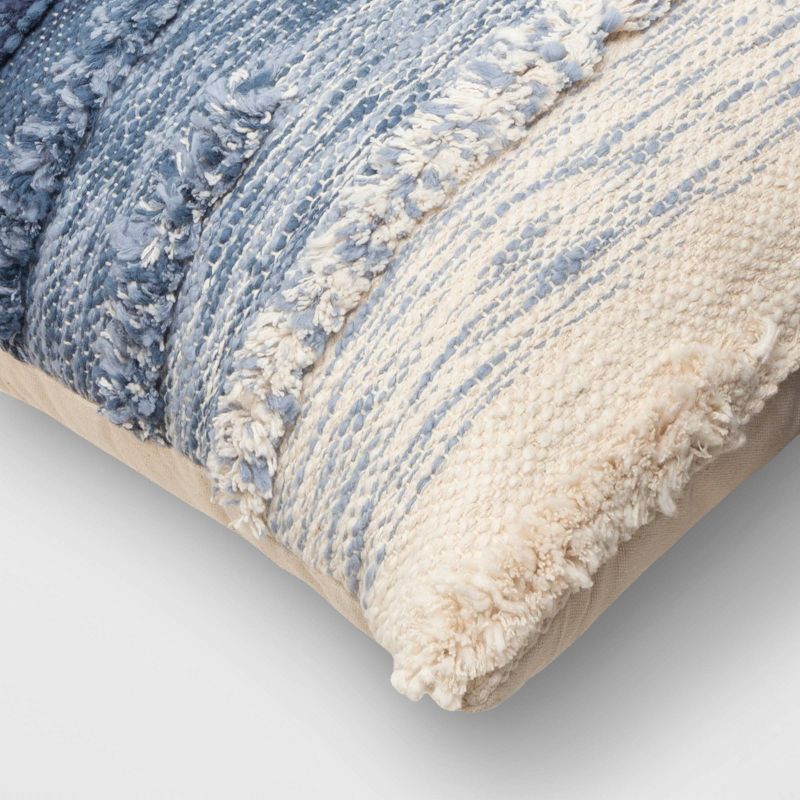 Tufted Ombre Striped Square Throw Pillow - Threshold™, 4 of 8