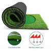 3.3x10 FT Golf Putting Green, Large Professional Golf Training Mat with 3 Flags, Golf Practice Putting Mat for Indoor Outdoor Home Yard Office - 4 of 4
