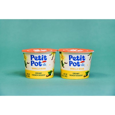 Petit Pot Vanilla Bean Creamy French Dessert Paper Cups - 7oz/2ct