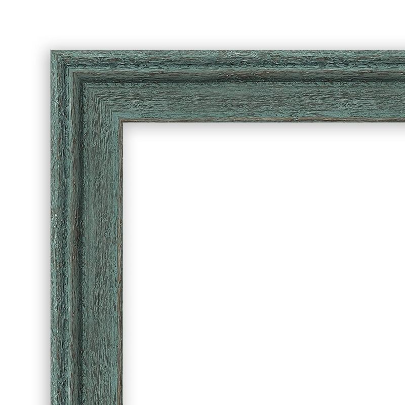 33&#34;x15&#34; Upcycled Wood Frame Natural Cork Board Teal/Gray - Amanti Art, 4 of 12