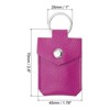 Unique Bargains Portable Genuine Leather Key Rings 2 Pcs - 2 of 4