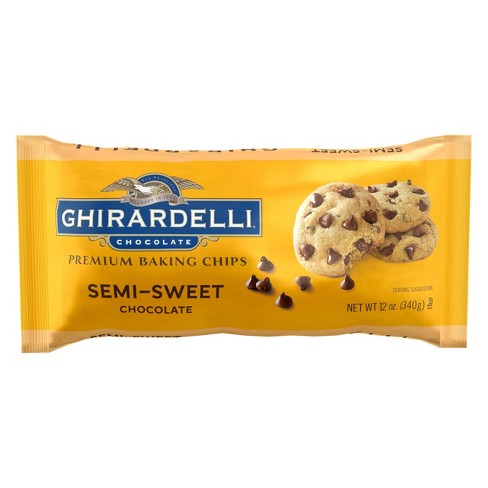 chocolate chips ghirardelli baking premium semi sweet 12oz target