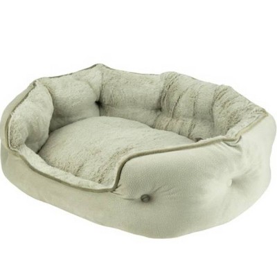 Arlee Home Pet Cozy Orthopedic Eco friendly Durable Dog Bolster Bed Cobblestone M Target