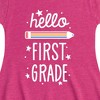 Girls' - Instant Message - Hello First Grade Fit & Flair Cap Sleeve Dress - 2 of 3