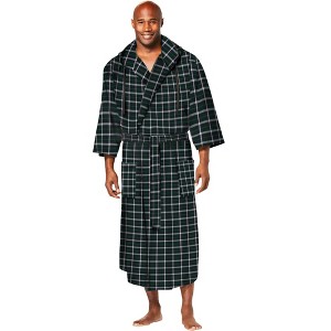 KingSize Hooded Microfleece Maxi Robe With Front Pockets - 1 of 4