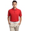 Men's Golf Polo Shirts Short Sleeve Collared T Shirt Casual Quick Dry Wicking Golfing Sports Shirts - 2 of 4