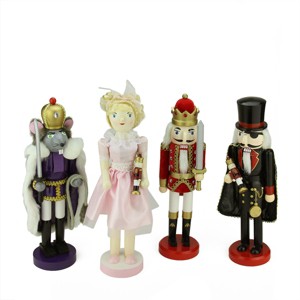 Northlight Wooden Nutcracker Suite Ballet Christmas Decorations - Set of 4 - 1 of 1