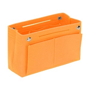 Unique Bargains Felt Multiple Compartments Insert Handbag Organizer 6.7" x 3.9" x 5.9" - 1 of 4