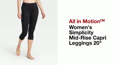 Women's Simplicity Mid-rise Capri Leggings 20 - All In Motion