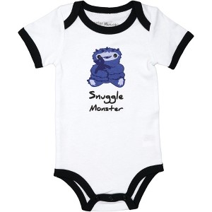 Pavilion Gift Company - Purple Snuggle Monster - 12-24 Months Bodysuit - Leotards and Bodysuits - 1 of 4
