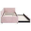 NicBex Twin Size Upholstered Daybed with Trundle for Bedroom,Living Room,Apartment,No Box Spring Needed - 4 of 4