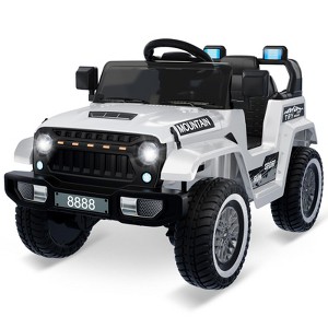Kids Ride On Truck Car, 12V Battery Powered Electric Vehicles Toy w/Parent Remote Control, Spring Suspension, 3 Speeds - 1 of 4