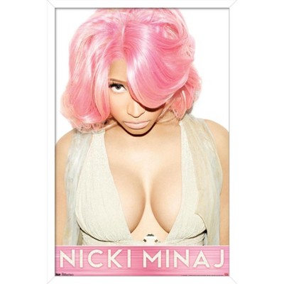Trends International Nicki Minaj - Pink Framed Wall Poster Prints