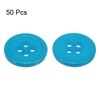 Unique Bargains Resin Craft Snap Round Flat 4-Hole Sewing Buttons 50 Pcs - 3 of 4