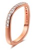Nikita Anniversary Band for Women Sterling Silver Square Wedding Band by Ginger Lyne - 2 of 4