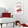 Courtside Market Fresh Farm Christmas Trees - Truck 12x16 Hanging Artboard with Twine - 2 of 2