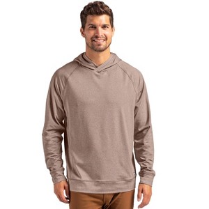 Cutter & Buck Adapt Knit Recycled Mens Heathered Hooded Pullover - 1 of 2