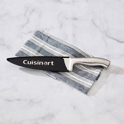 Cuisinart Classic 8 Stainless Steel Chef Knife with Blade Guard - C77SS-8CF2: High Carbon, Ergonomic, Rust-Resistant