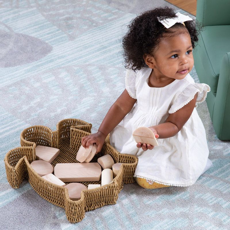 Kaplan Early Learning Animal Washable Wicker Floor Baskets, 2 of 7