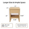 Accent Cabinet Mid-Century Modern with Drawer Storage for Bedroom Living Room Office 17.7"W - 3irtyhousy - 4 of 4