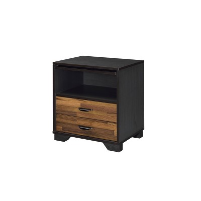 Milosh Accent Table Walnut/Espresso - Acme Furniture