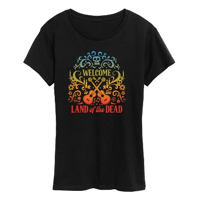 Women's - Coco - Welcome To The Land Of The Dead Short Sleeve Graphic T-Shirt