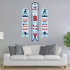 Big Dot of Happiness Ahoy It's a Boy - Hanging Vertical Paper Door Banners - Nautical Baby Shower Wall Decoration Kit - Indoor Door Decor - 2 of 4