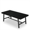 71″ Modern Farmhouse Rectangular Dining Table for 6–10, 1.2″ Thick MDF with Reinforced Edges & Adjustable Metal Feet - 3 of 4