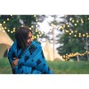 NFL Carolina Panthers Repeat Logo Wordmark Throw Blanket - 2 of 2